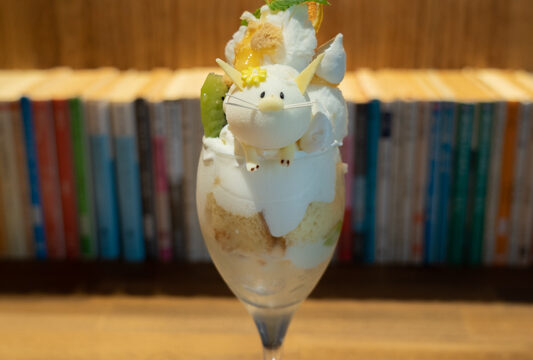 京都 可愛いにゃんこのパフェが食べれるブックカフェ ことばのはおと 京都ぼちぼちチャンネル